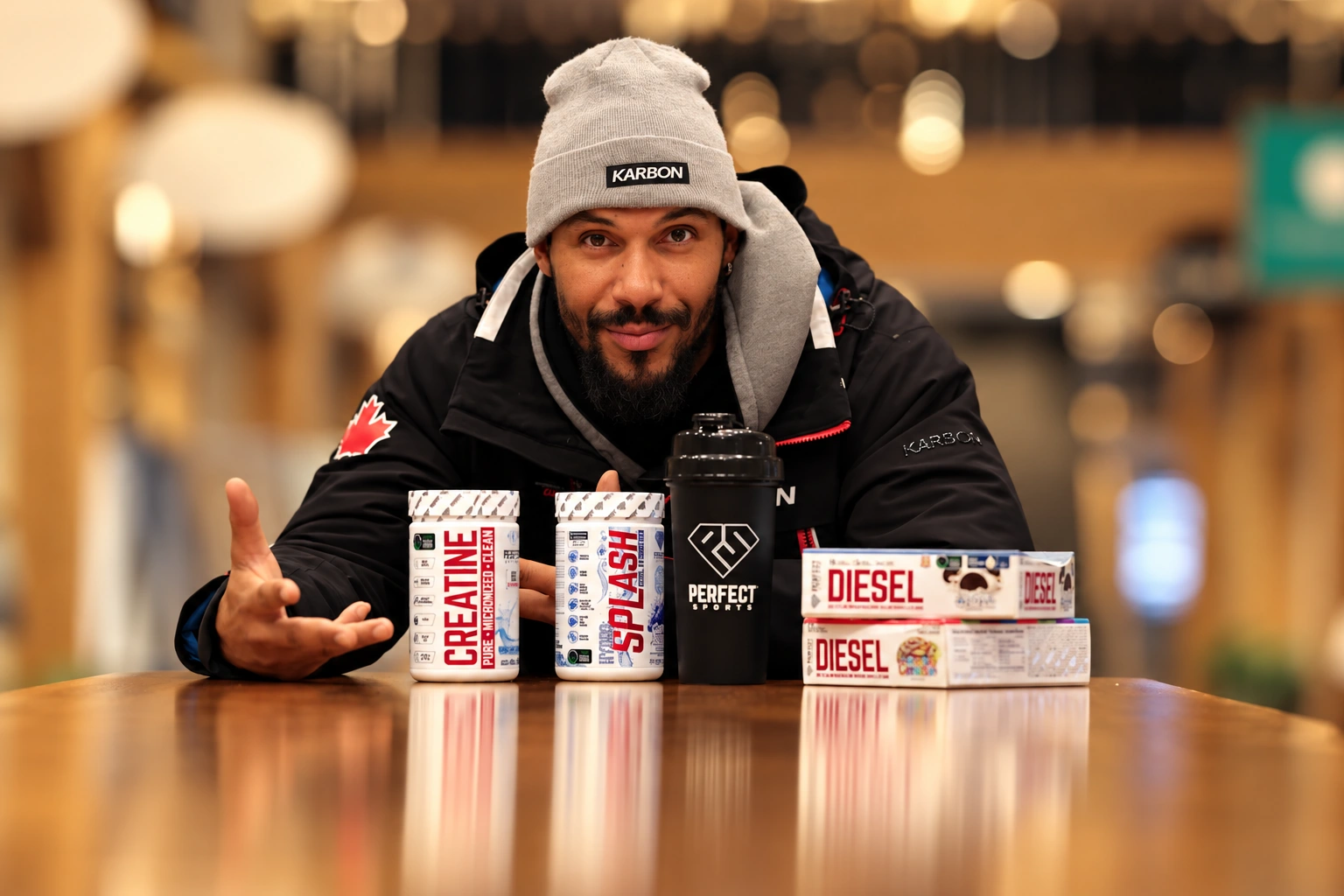 Davidson with a Perfect Sports product collection